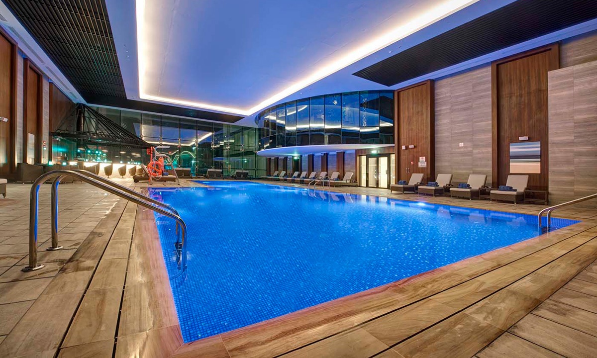 Buy 5* Indoor Pool With Gym Access Or Up To One-year Gym Membership in Dubai | Dubai Trades Now at Special Price in DubaiTrades.com 2 5* Indoor Pool With Gym Access Or Up To One-year Gym Membership in Dubai | Dubai Trades Fitness & Health Shop Online at Special Price from Dubai Trades 2