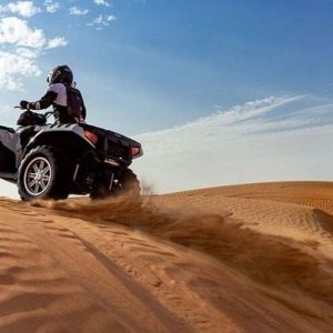 Desert Safari With Quad Biking in Dubai | Dubai Trades Extreme sports & adrenaline activities Shop Online at Special Price from Dubai Trades