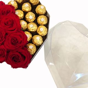 Roses With Ferrero Chocolates in Dubai | Dubai Trades Miscellaneous Shop Online at Special Price from Dubai Trades