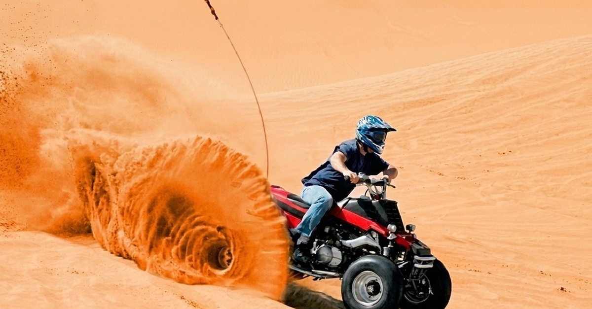 Buy Unleash Adventure With Desert Safari With Quad Biking For One Or Two in Dubai | Dubai Trades Now at Special Price in DubaiTrades.com 2 Unleash Adventure With Desert Safari With Quad Biking For One Or Two in Dubai | Dubai Trades Extreme sports & adrenaline activities Shop Online at Special Price from Dubai Trades 2