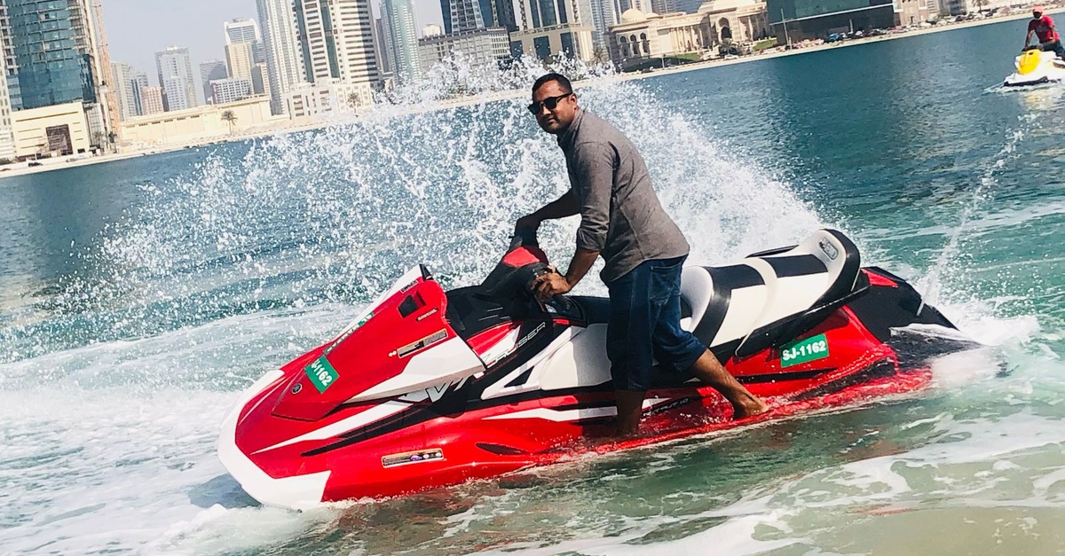 Buy For Up To Two: 30-, 45- Or 60-minute Jet Ski Rental 1500cc in Sharjah & N. Emirates | Dubai Trades Now at Special Price in DubaiTrades.com 2 For Up To Two: 30-, 45- Or 60-minute Jet Ski Rental 1500cc in Sharjah & N. Emirates | Dubai Trades Travel, Activities & Events Shop Online at Special Price from Dubai Trades 2