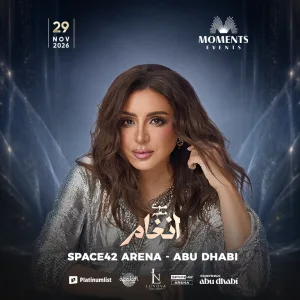 Angham at Space42 Arena, Abu Dhabi – Concerts Concerts Shop Online at Special Price from Dubai Trades 2