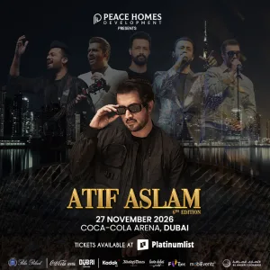 Atif Aslam 2026 in Dubai – Concerts Concerts Shop Online at Special Price from Dubai Trades 2