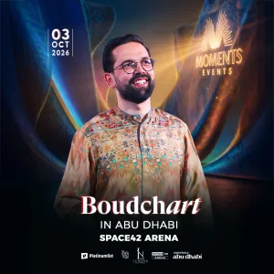 Boudchart at Space42 Arena in Abu Dhabi – Concerts Concerts Shop Online at Special Price from Dubai Trades