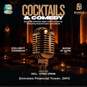 Cocktails & Comedy Show – Comedy Events Comedy Events Shop Online at Special Price from Dubai Trades 2