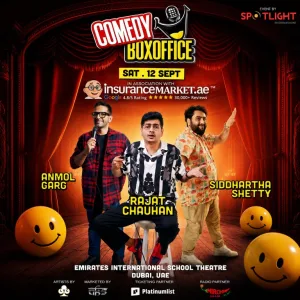 Comedy Box Office By Rajat Chauhan and Siddhartha Shetty and Anmol Garg – Comedy Events Comedy Events Shop Online at Special Price from Dubai Trades