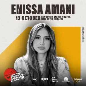 Enissa Amani Live at Dubai Comedy Festival – Concerts Concerts Shop Online at Special Price from Dubai Trades 2