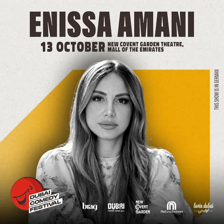 Buy Enissa Amani Live at Dubai Comedy Festival – Concerts Now at Special Price in DubaiTrades.com 2 Enissa Amani Live at Dubai Comedy Festival – Concerts Concerts Shop Online at Special Price from Dubai Trades 2
