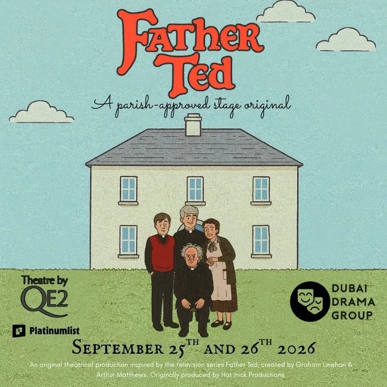 Buy Father Ted at Theatre by QE2 in Dubai – Shows and Theatrical Plays Now at Special Price in DubaiTrades.com 2 Father Ted at Theatre by QE2 in Dubai – Shows and Theatrical Plays Shows and Theatrical Plays Shop Online at Special Price from Dubai Trades 2