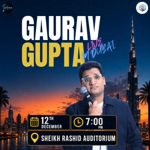 Gaurav Gupta Live in Dubai – Shows and Theatrical Plays Shows and Theatrical Plays Shop Online at Special Price from Dubai Trades