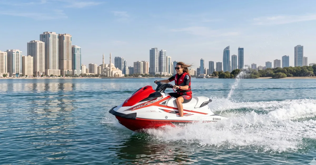 Buy Get Adventurous With 45- Or 60-minute Jet Ski Rental (2024-2025 Model) in Sharjah & N. Emirates | Dubai Trades Now at Special Price in DubaiTrades.com 2 Get Adventurous With 45- Or 60-minute Jet Ski Rental (2024-2025 Model) in Sharjah & N. Emirates | Dubai Trades Travel, Activities & Events Shop Online at Special Price from Dubai Trades 2