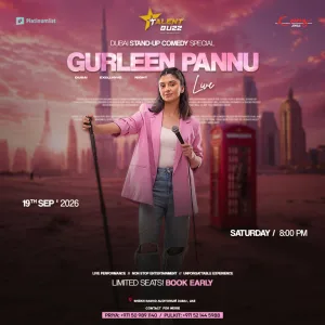 Gurleen Pannu Live at Sheikh Rashid Auditorium – Comedy Events Comedy Events Shop Online at Special Price from Dubai Trades 2