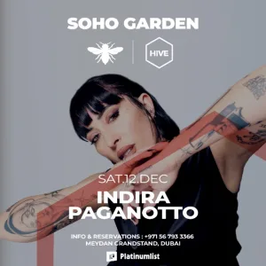 Indira Paganotto at Hive, Soho Garden Meydan – Dubai – Nightlife Nightlife Shop Online at Special Price from Dubai Trades