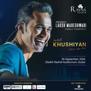 KHUSHIYAN: A Live Storytelling Experience Featuring Laksh Maheshwari in Dubai – Concerts Concerts Shop Online at Special Price from Dubai Trades