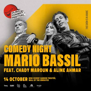 Mario Bassil & Friends Live at Dubai Comedy Festival – Concerts Concerts Shop Online at Special Price from Dubai Trades 2