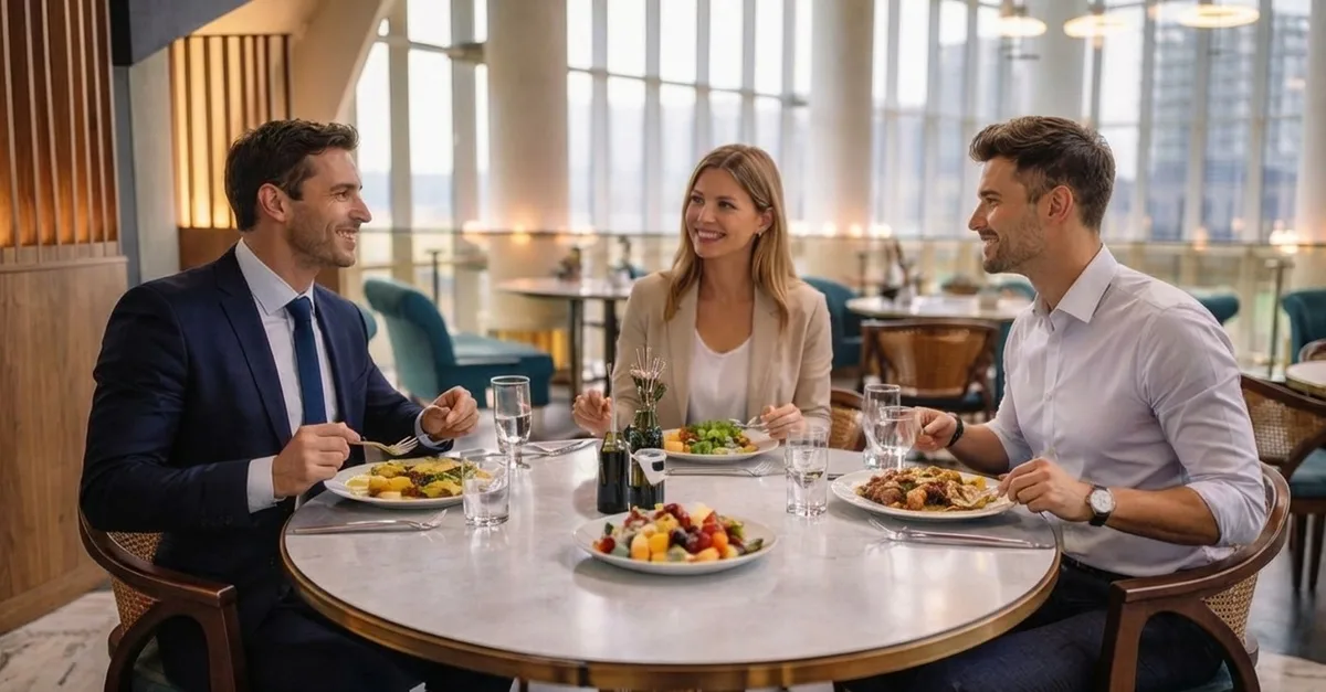 Buy Mediterranean Four Course Business Lunch For One, Two, Or Four Adults in Abu Dhabi | Dubai Trades Now at Special Price in DubaiTrades.com 5 Mediterranean Four Course Business Lunch For One, Two, Or Four Adults in Abu Dhabi | Dubai Trades Food, Grocery & Dining Shop Online at Special Price from Dubai Trades 5