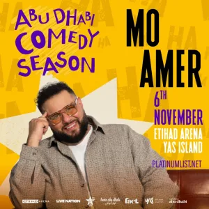 Mo Amer at Etihad Arena – Dubai Comedy Festival Dubai Comedy Festival Shop Online at Special Price from Dubai Trades