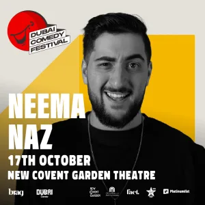 Neema Naz Live at Dubai Comedy Festival – Dubai Comedy Festival Dubai Comedy Festival Shop Online at Special Price from Dubai Trades