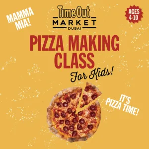 Pizza Making Class for Kids at Time Out Market in Dubai – Workshops Travel, Activities & Events Shop Online at Special Price from Dubai Trades