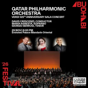 Qatar Philharmonic Orchestra at Abu Dhabi Festival 2026 – Concerts Concerts Shop Online at Special Price from Dubai Trades