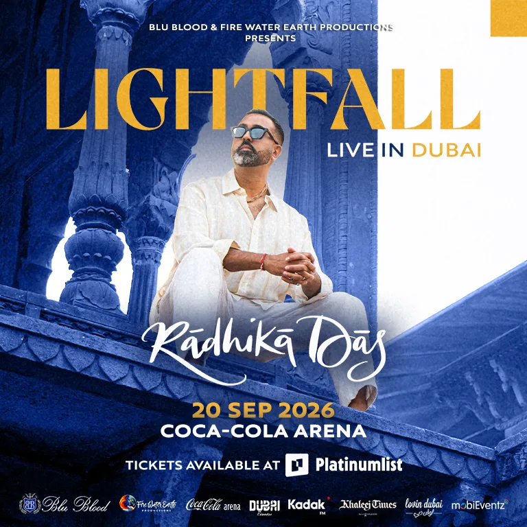 Buy Radhika Das Lightfall Live in Dubai – Concerts Now at Special Price in DubaiTrades.com 2 Radhika Das Lightfall Live in Dubai – Concerts Concerts Shop Online at Special Price from Dubai Trades 2