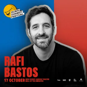 Rafi Bastos Live at Dubai Comedy Festival in Dubai – Shows and Theatrical Plays Shows and Theatrical Plays Shop Online at Special Price from Dubai Trades