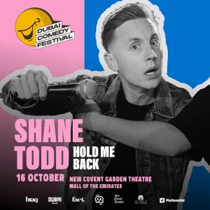 Shane Todd Live at Dubai Comedy Festival – Dubai Comedy Festival Dubai Comedy Festival Shop Online at Special Price from Dubai Trades