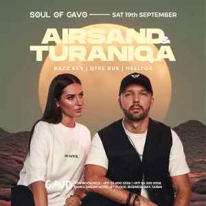 Soul of Cavo Presents Airsand & Turaniqa at Cavo in Dubai – Nightlife Nightlife Shop Online at Special Price from Dubai Trades