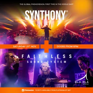 Synthony x Faithless Live in Dubai – Concerts Concerts Shop Online at Special Price from Dubai Trades 2
