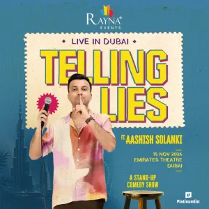 Telling Lies ft. Aashish Solanki – Comedy Events Comedy Events Shop Online at Special Price from Dubai Trades 2