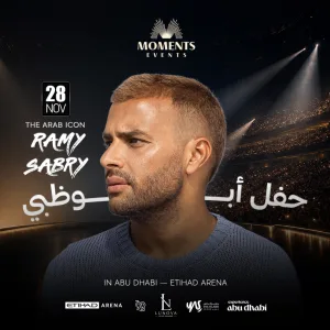 The Arab Icon Ramy Sabry Live in Etihad Arena – Concerts Concerts Shop Online at Special Price from Dubai Trades 2