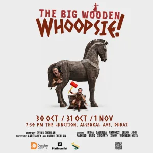 The Big Wooden Whoopsie at The Junction in Dubai – Shows and Theatrical Plays Shows and Theatrical Plays Shop Online at Special Price from Dubai Trades