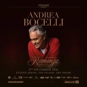 Yasalam Classics Presents Andrea Bocelli Live in Abu Dhabi – Classical Events Classical Events Shop Online at Special Price from Dubai Trades